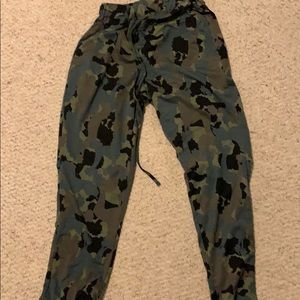 Camouflage joggers